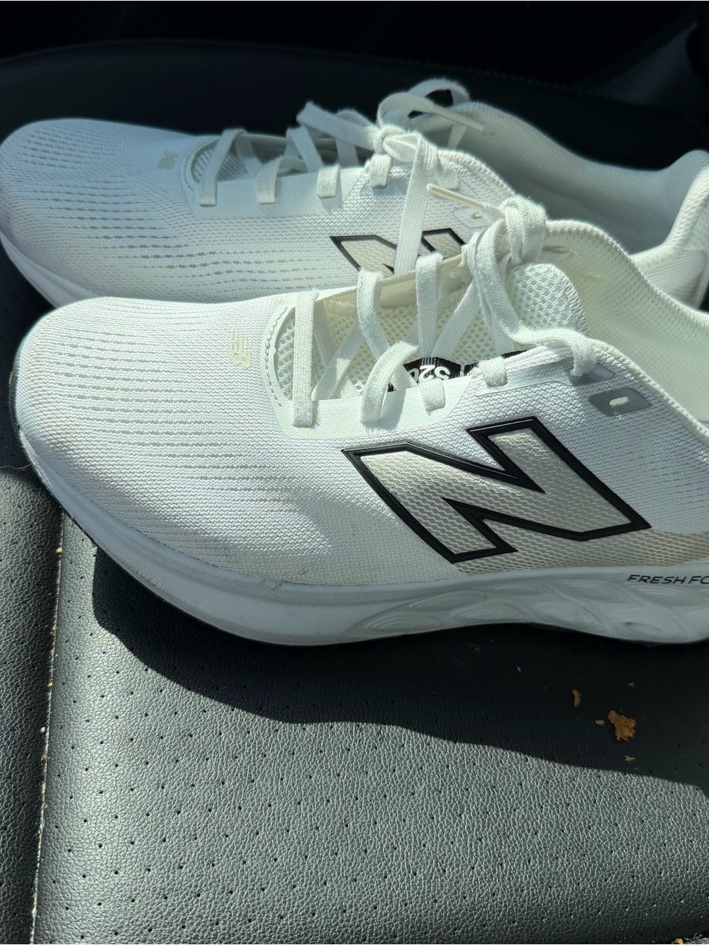 New Balance Men’s White Fresh Foam Running Shoes